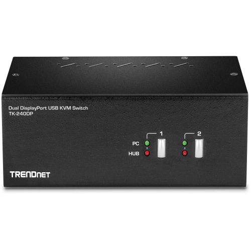 2-portowy przełącznik DisplayPort TRENDnet KVM z koncentratorem audio USB 2.0-23943219