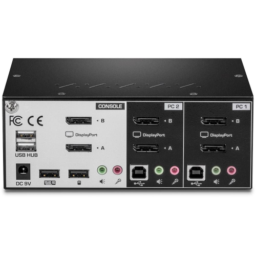 2-portowy przełącznik DisplayPort TRENDnet KVM z koncentratorem audio USB 2.0-23943220
