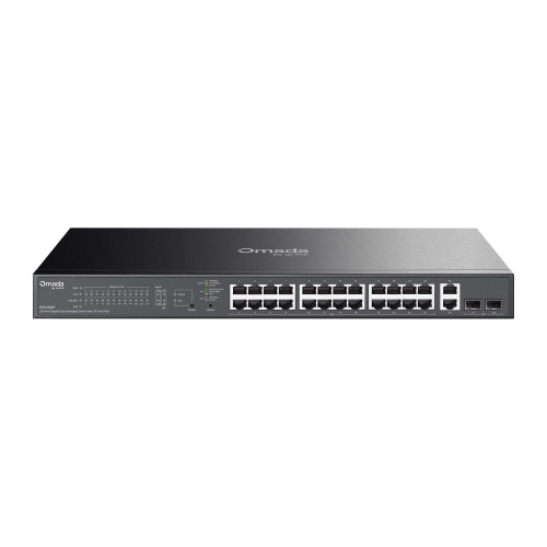 TP-Link ES228GP przełącznik sieciowy Zarządzany L2 Gigabit Ethernet (10/100/1000) Obsługa PoE Czarny