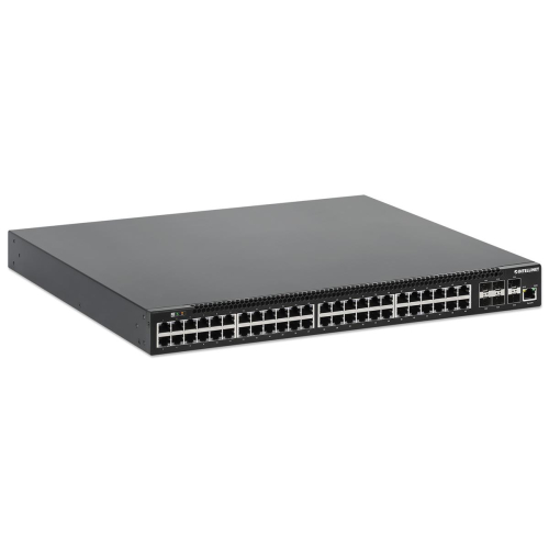 Intellinet 562041 przełącznik sieciowy Zarządzany L3 Gigabit Ethernet (10/100/1000) Obsługa PoE Czarny-23943550