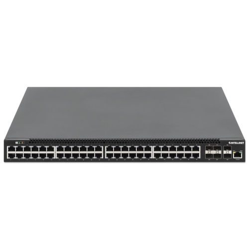 Intellinet 562041 przełącznik sieciowy Zarządzany L3 Gigabit Ethernet (10/100/1000) Obsługa PoE Czarny-23943551