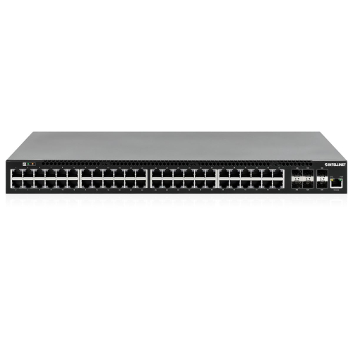 Intellinet 562041 przełącznik sieciowy Zarządzany L3 Gigabit Ethernet (10/100/1000) Obsługa PoE Czarny-23943553