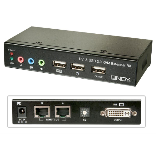 Lindy 39377 przełącznik KVM Czarny-23945813