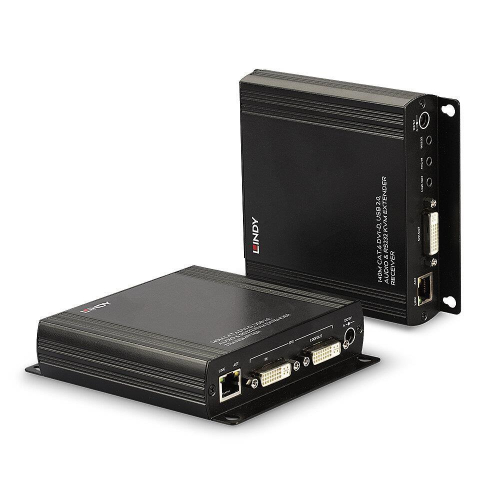 Lindy 39245 przedłużacz KVM Nadajnik i odbiornik