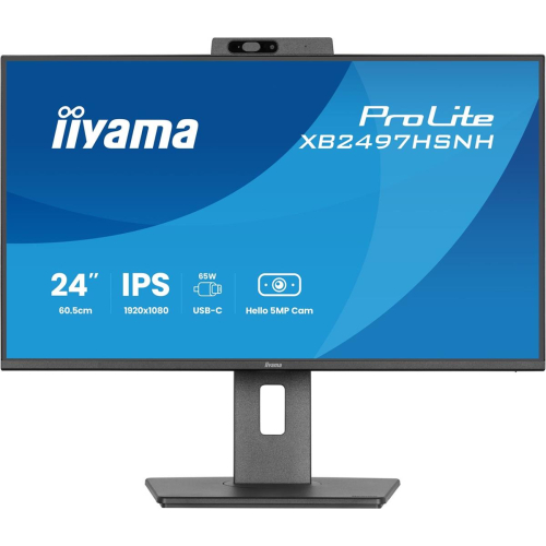 iiyama ProLite XB2497HSNH-B1 24IN IPS LCD 4MS 1920X1080 350CD/M2 HDMI/DP/USB 2 monitor komputerowy 60,5 cm (23.8