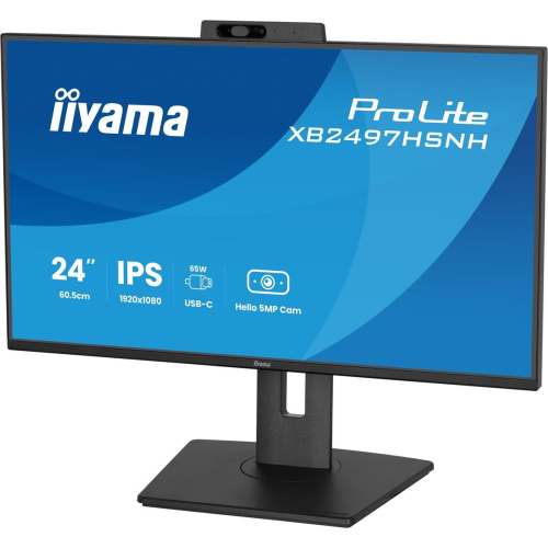 iiyama ProLite XB2497HSNH-B1 24IN IPS LCD 4MS 1920X1080 350CD/M2 HDMI/DP/USB 2 monitor komputerowy 60,5 cm (23.8