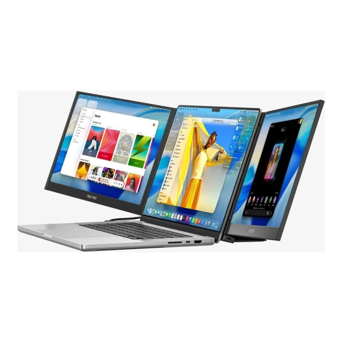 Mobile Pixels Trio 3 Pro - zestaw dwóch monitorów przenośnych 14,1" IPS LCD, 60Hz, 2240 × 1400p