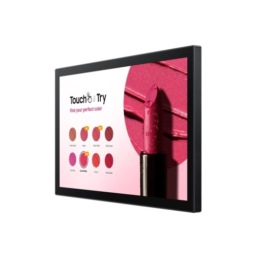 Samsung QB13C-T Płaski panel Digital Signage 33 cm (13") LCD Wi-Fi 500 cd/m2 Full HD Czarny Ekran dotykowy Tizen 7.0 16/7