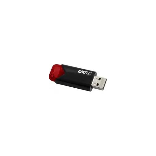 Emtec Click Easy pamięć USB 256 GB USB Typu-A 3.2 Gen 1 (3.1 Gen 1) Czarny, Czerwony