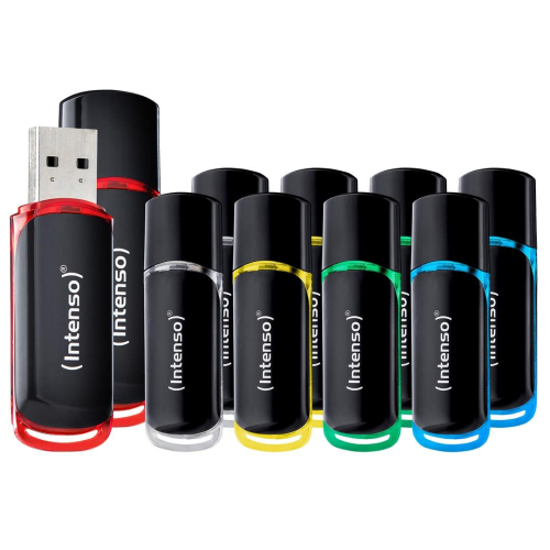 Intenso 3511561 pamięć USB 8 GB USB Typu-A 2.0 Czarny, Czerwony, Zielony, Przezroczysty, Żółty, Niebieski-23959365