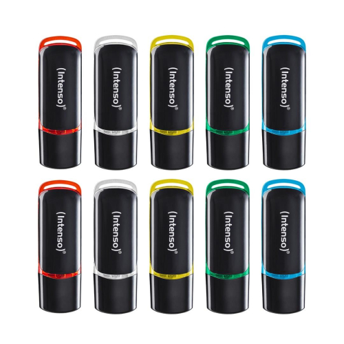 Intenso 3511561 pamięć USB 8 GB USB Typu-A 2.0 Czarny, Czerwony, Zielony, Przezroczysty, Żółty, Niebieski-23959366