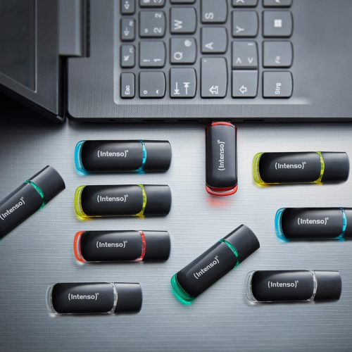 Intenso 3511561 pamięć USB 8 GB USB Typu-A 2.0 Czarny, Czerwony, Zielony, Przezroczysty, Żółty, Niebieski-23959367