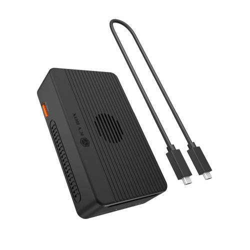 ICY BOX Heart RAID 2818 Przewodowa USB4 Czarny