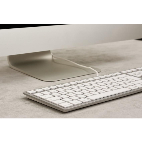 CHERRY KC 6000C FOR MAC klawiatura Uniwersalne USB QWERTZ Niemiecki Srebrny-23960068