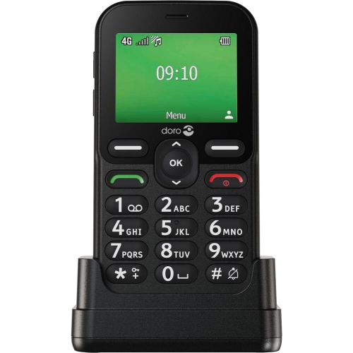 Doro Leva E10 6,1 cm (2.4") 118,9 g Czarny Telefon dla seniora