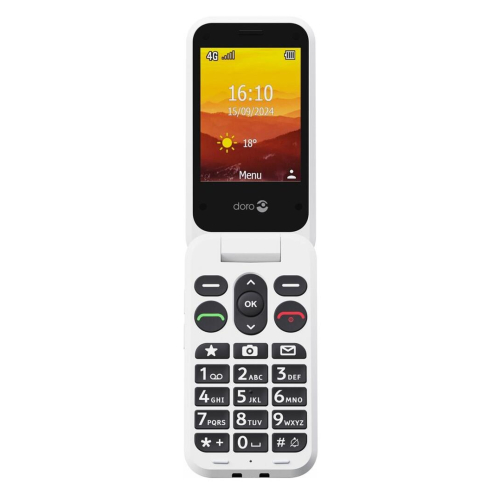 Doro Leva L30 7,11 cm (2.8") 142,7 g Czerwony, Biały Telefon funkcjonalny