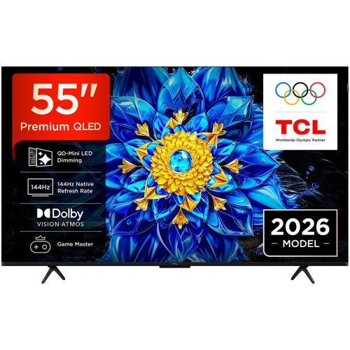 TCL P8L 55P8L Telewizor 139,7 cm (55") 4K Ultra HD Smart TV Wi-Fi Czarny 450 cd/m2