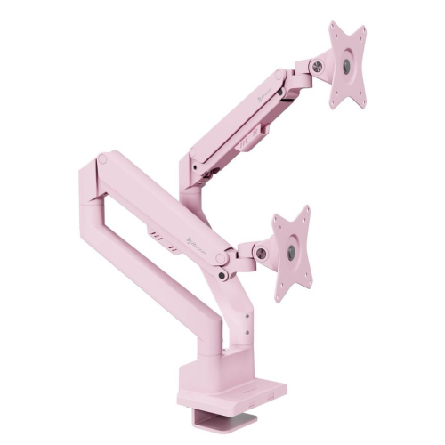 Arozzi AZ-ALZARE-NEO-DUO-PNK uchwyt / stojak do monitorów 81,3 cm (32") Biurko Różowy
