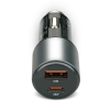 EVERACTIVE ŁADOWARKA SAMOCHODOWA 1 X USB QC3.0, 1 X USB-C PD 83W CZARNA CC-60Q-24000661