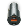 EVERACTIVE ŁADOWARKA SAMOCHODOWA 1 X USB QC3.0, 2X USB-C PD 60W CZARNA CC-40Q-24000676