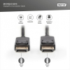 Kabel połączeniowy DisplayPort z zatrzaskami 1080p 60Hz FHD Typ DP/DP M/M czarny 2m-24083193