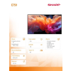 Monitor wielkoformatowy MultiSync E759 75 cali UHD 16/7 350cd/m2-24085600