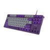 Klawiatura Fury Kanabo K2 US szaro-fioletowa mechaniczna-24086597