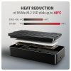EEM2-40G Obudowa zewnętrzna aluminiowa USB4 Gen 3x2 M.2 SSD NVMe 40Gbps passive, USB-C cable, silicon sleeve-24087427