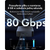 Obudowa z 80 Gbps IB-1980M-80G Thunderbolt 5 M.2 NVMe SSD-24095807