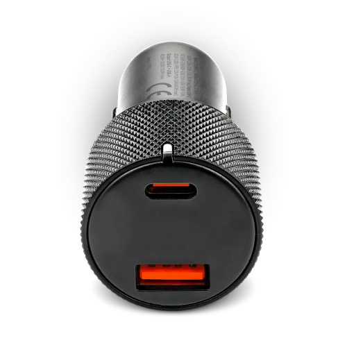 EVERACTIVE ŁADOWARKA SAMOCHODOWA 1X USB QC3.0, 1 X USB-C PD 75W CZARNA CC-50Q-24000672