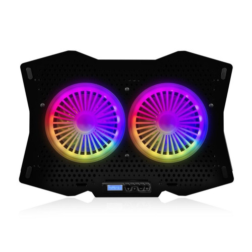 MODECOM CF18 RGB SILENT FAN CZARNA PODSTAWKA CHŁODZĄCA POD LAPTOPA-2400822