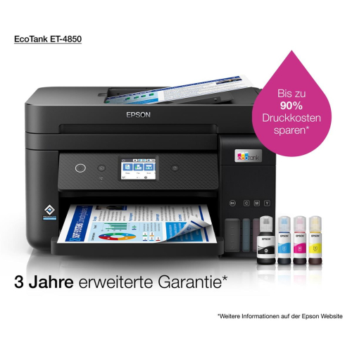 Epson EcoTank ET-4850 Atramentowa A4 4800 x 1200 DPI 33 stron/min Wi-Fi-24014041