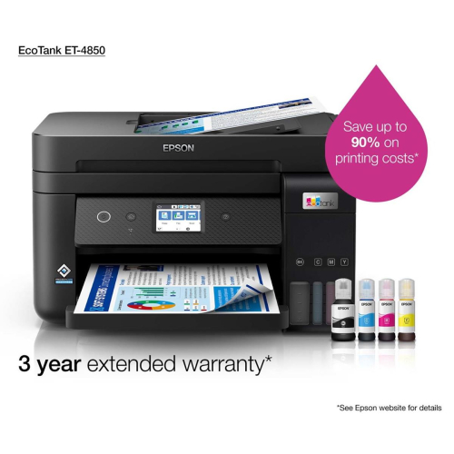 Epson EcoTank ET-4850 Atramentowa A4 4800 x 1200 DPI 33 stron/min Wi-Fi-24014046