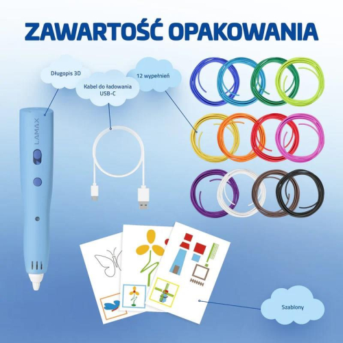 Długopis LAMAX ArtKid1 3D, blue-24063640