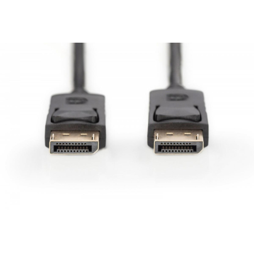 Kabel połączeniowy DisplayPort z zatrzaskami 1080p 60Hz FHD Typ DP/DP M/M czarny 2m-24083192