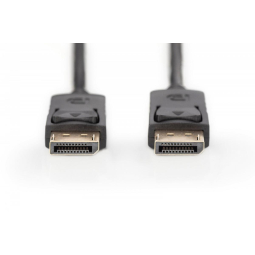 Kabel połączeniowy DisplayPort z zatrzaskami 1080p 60Hz FHD Typ DP/DP M/M czarny 3m-24083196