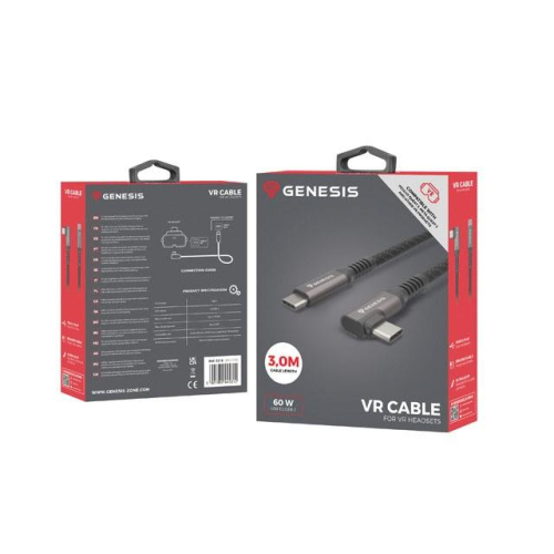 Kabel USB-C M/M 3.2 GEN 2 3M 10GB/S PD60W VR-24084823