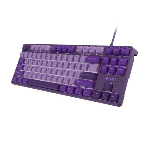 Klawiatura Fury Kanabo K2 US fioletowa podświetlenie mechaniczna-24086603