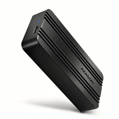 EEM2-40G Obudowa zewnętrzna aluminiowa USB4 Gen 3x2 M.2 SSD NVMe 40Gbps passive, USB-C cable, silicon sleeve