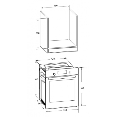 Piekarnik MPM-45-BO-22 45cm-24092504