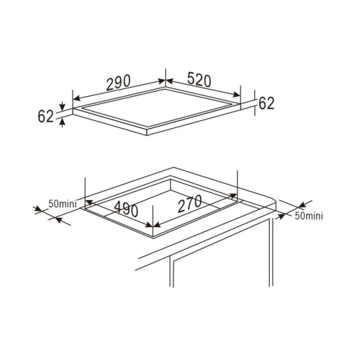 Płyta indukcyjna MPM-30-IM-12/N 30cm-24092580