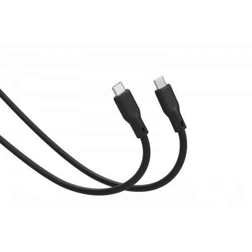Kabel połączeniowy silikonowy USB-C-USB-C | USB 4 ver.2.0 80Gbps | 8K@60Hz | PD 3.1 240W| 0,5m | czarny-24094795