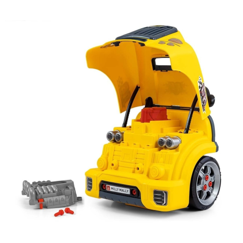 Zestaw mechanik warsztat silnik rozkręcalny N-Gine żółty-24094847