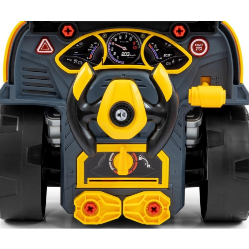 Zestaw mechanik warsztat silnik rozkręcalny N-Gine żółty-24094851
