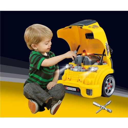 Zestaw mechanik warsztat silnik rozkręcalny N-Gine żółty-24094856
