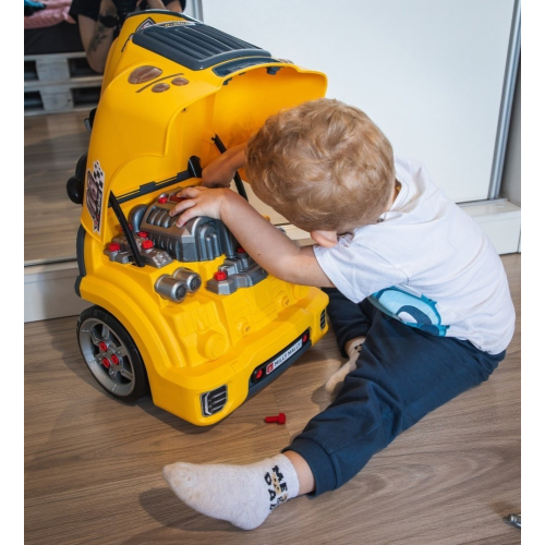 Zestaw mechanik warsztat silnik rozkręcalny N-Gine żółty-24094858