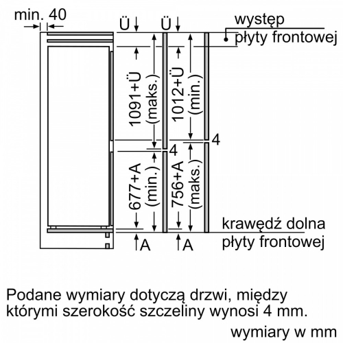 Chłodziarko-zamrażarka KIV86NSE0-24095381
