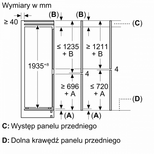 Chłodziarko-zamrażarka KBN96ADD0-24095406