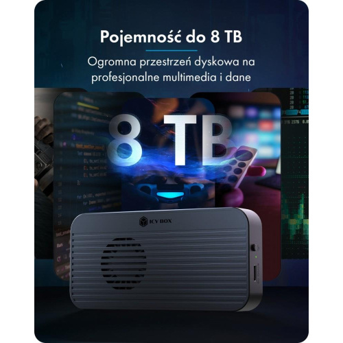 Obudowa z 80 Gbps IB-1980M-80G Thunderbolt 5 M.2 NVMe SSD-24095808