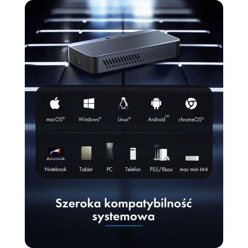Obudowa z 80 Gbps IB-1980M-80G Thunderbolt 5 M.2 NVMe SSD-24095811